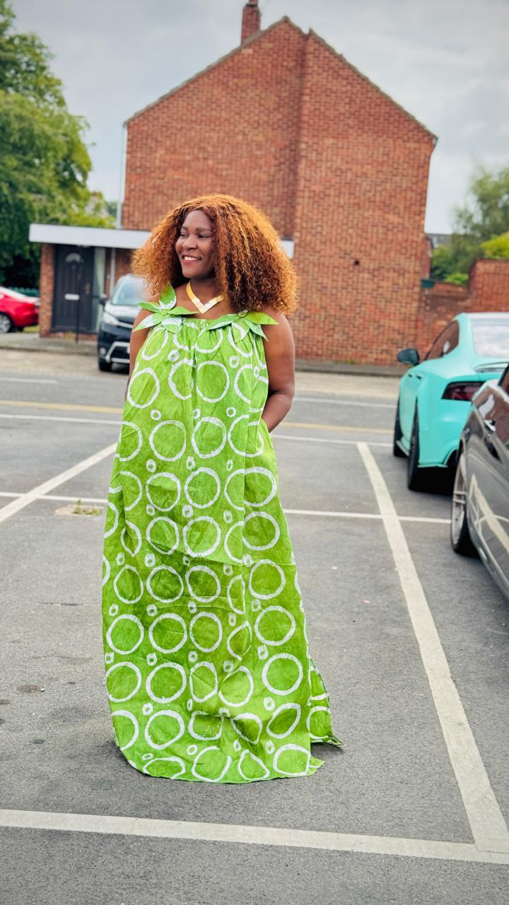Lovely green bubu dress